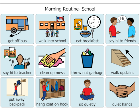 school routine