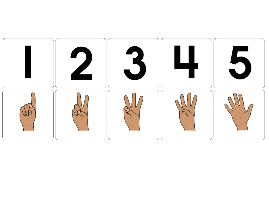 1-5 Fingers