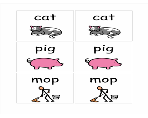 Task Box Labels (CVC Words) Task Box Labels (CVC Words)