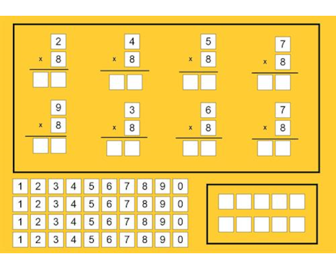 Tabuada da multiplicação - Educa Market