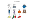 Basic Clothes Vocabulary Book