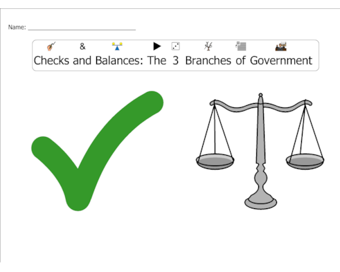 checks and balances symbol