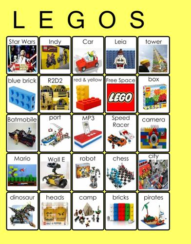 lego bingo