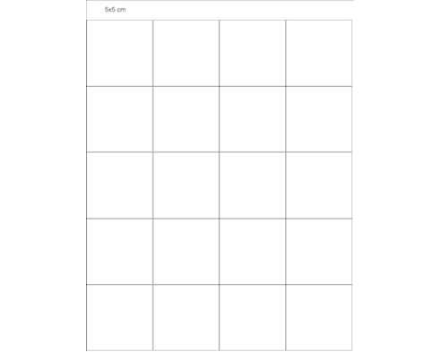 Printable 4 Inch Square Template