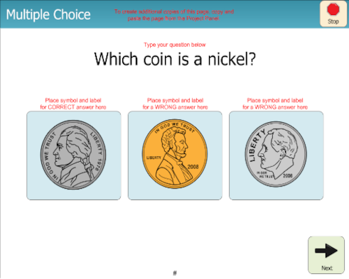 Math: Money- Identifying Coins (Multiple Choice)