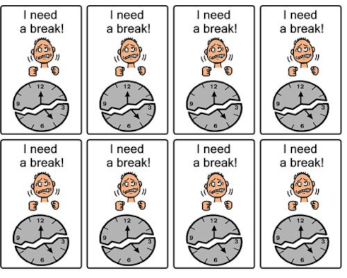 I need a break cards I Need A Break Cards