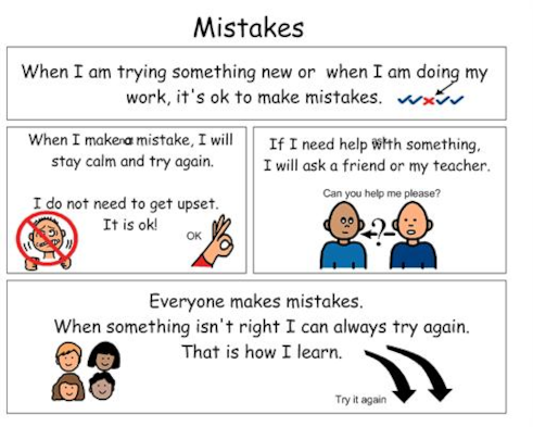 Making Mistakes Social Stories - Classful